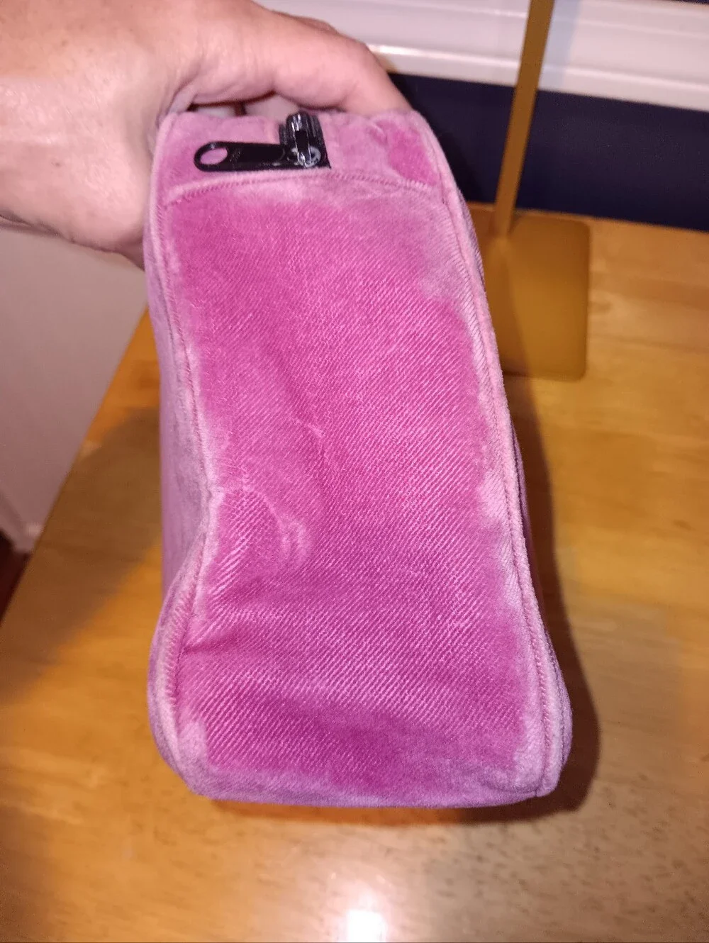 Kate Spade Pink Velour Shoulder Bag